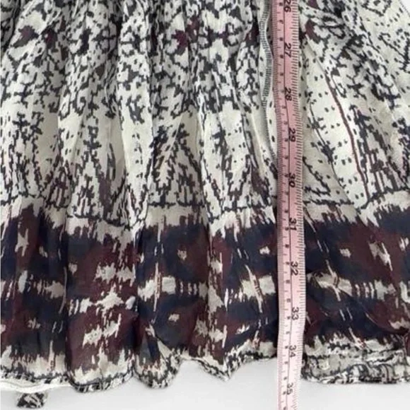 Ulla Johnson Nour Silk Mini Dress Size 0/2 Snow 100% Silk small tiered mini - Picture 8 of 9